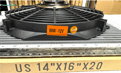 A/C KIT UNIVERSAL UNDERDASH 202-100 HOT ROD 14H x 16L CONDENSER PV8 SERPENTINE