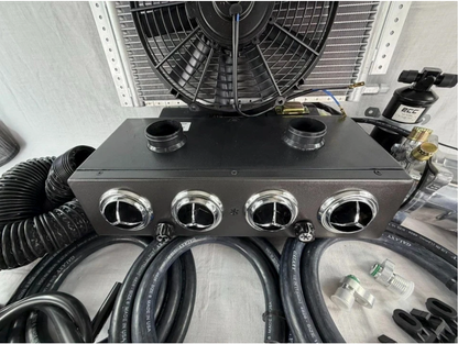 A/C KIT UNIVERSAL UNDER DASH HEAT & COOL 404 WITH 2 AUXILIARY DEFROSTER VENT