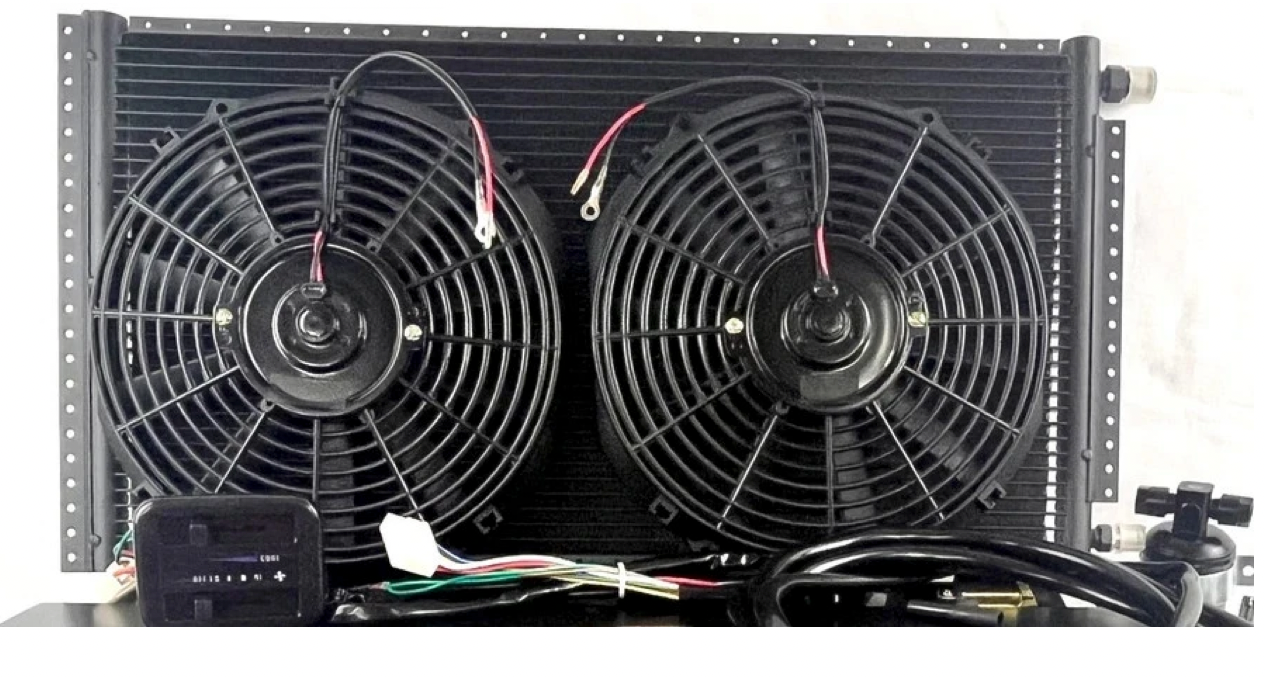 A/C KIT UNIVERSAL UNDER DASH EVAPORATOR BEU 228-100 WALNUT 12V ELEC HARNESS E ECC AUTO SHOP LLC