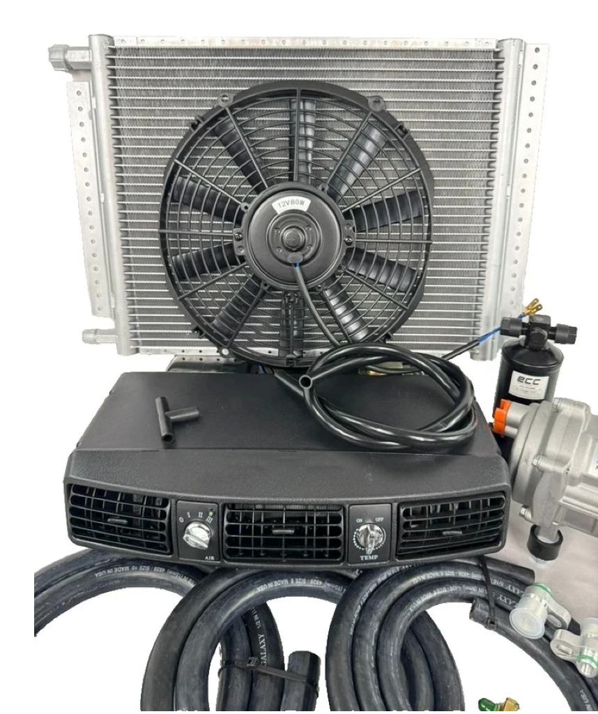 A/C KIT UNIVERSAL 202-100 UNDER-DASH 100% ELECTRIC 12V DC 14H x 18L CONDENSER