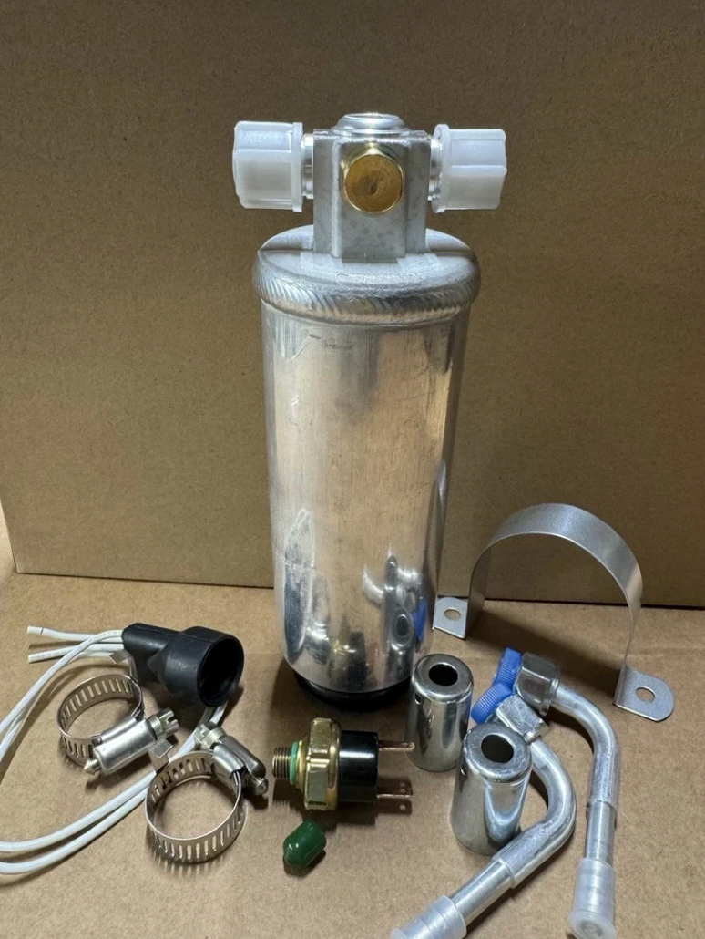 A/C ALUMINUM DRIER KIT 5/8" X 5/8" O-RING W/ FITTING COMBO W/ BINARY SWITCH