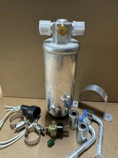 A/C ALUMINUM DRIER KIT 5/8" X 5/8" O-RING W/ FITTING COMBO W/ BINARY SWITCH