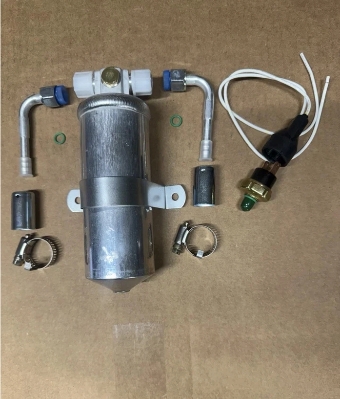 A/C ALUMINUM DRIER KIT 5/8" X 5/8" O-RING W/ FITTING COMBO W/ BINARY SWITCH