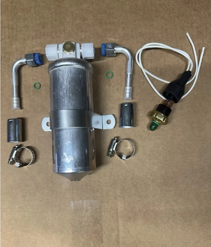 A/C ALUMINUM DRIER KIT 5/8" X 5/8" O-RING W/ FITTING COMBO W/ BINARY SWITCH