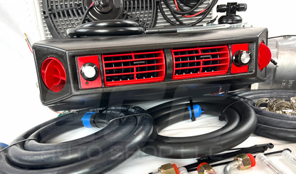A/C KIT UNIVERSAL UNDER DASH EVAPORATOR 404-100 RED HEAT AND COOL W/ELEC HARNESS