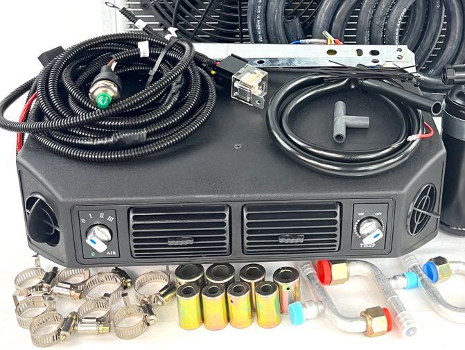 A/C KIT UNIVERSAL UNDERDASH EVAPORATOR 404-100 NEW 12V WITH ELECTRICAL HARNESS