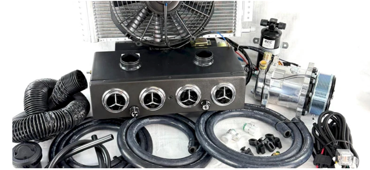 A/C KIT UNIVERSAL UNDER DASH H &C 404-0 2 AUXILIARY DEFROSTER VENT PV8 SW