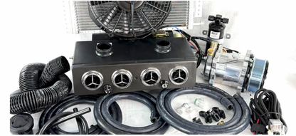 A/C KIT UNIVERSAL UNDER DASH H &C 404-0 2 AUXILIARY DEFROSTER VENT PV8 SW