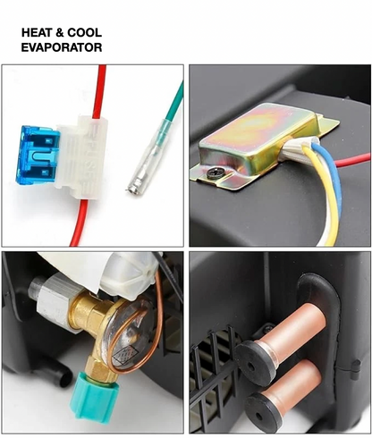 UNDERDASH EVAPORATOR HEAT & COOL 404-100