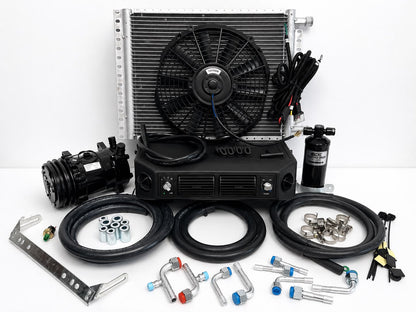 12V Under Dash Air Conditioner with Heating, Universal 404-100 H/C Fast Cooling