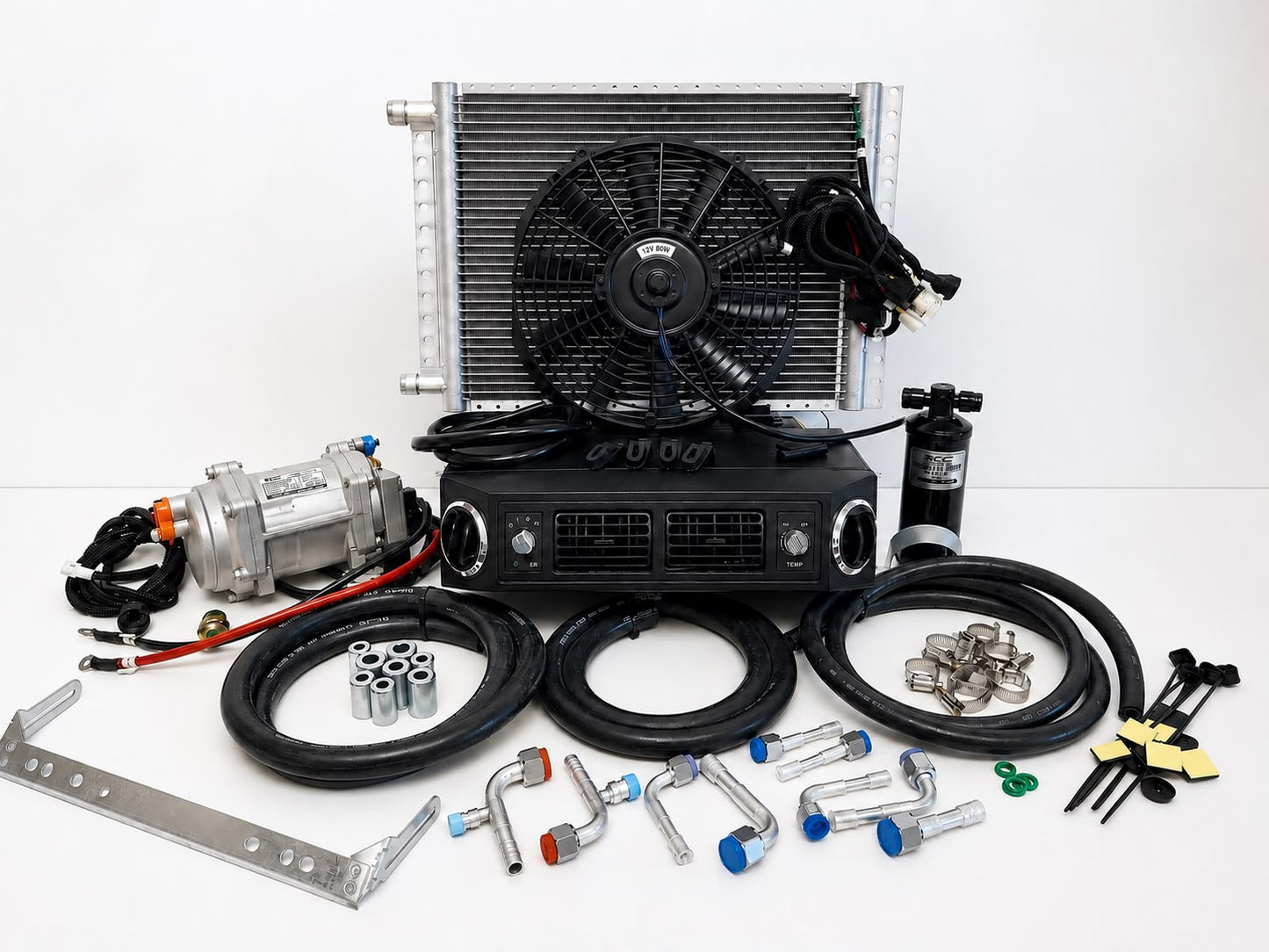 A/C KIT UNIVERSAL UNDERDASH EVAPORATOR 406-100 H/C 12V ELECTRIC