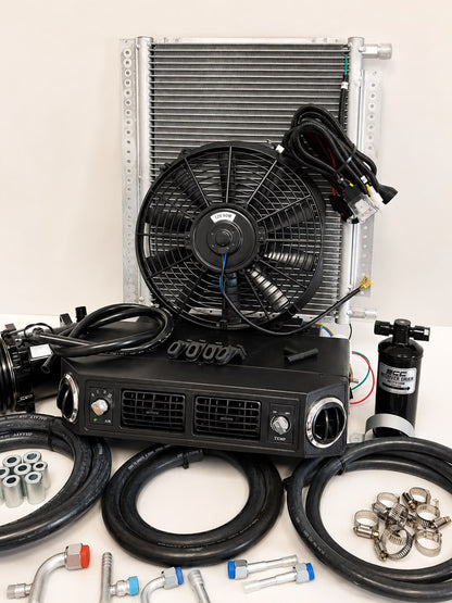 A/C KIT UNIVERSAL UNDERDASH EVAPORATOR 406-100 H/C 12V CONDENSER 20*12