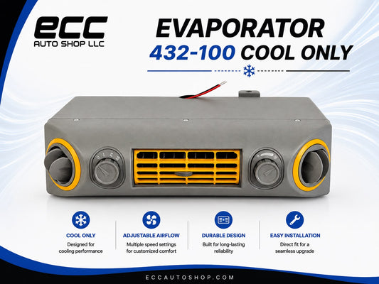 UNIVERSAL UNDERDASH EVAPORATOR GREY 432-100 COOL ONLY