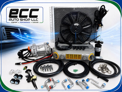 A/C KIT UNIVERSAL UNDERDASH 432-10 GREY COOL ONLY COMPRESSOR ELECTRIC 12VOLT