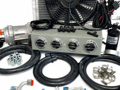 A/C KIT UNIVERSAL UNDER DASH 432-000 SH GREY C/ONLY CONDENSER12X20X20MM-ELECTRIC