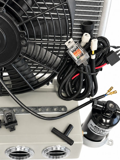A/C KIT UNIVERSAL UNDER DASH 432-000 SH GREY C/ONLY CONDENSER12X20X20MM-ELECTRIC