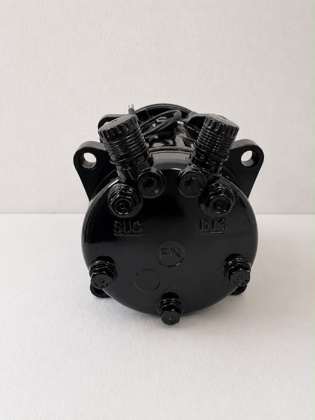 A/C Compressor-Sanden Style 2A Groove Pulley 12v coil - COLOR BLACK