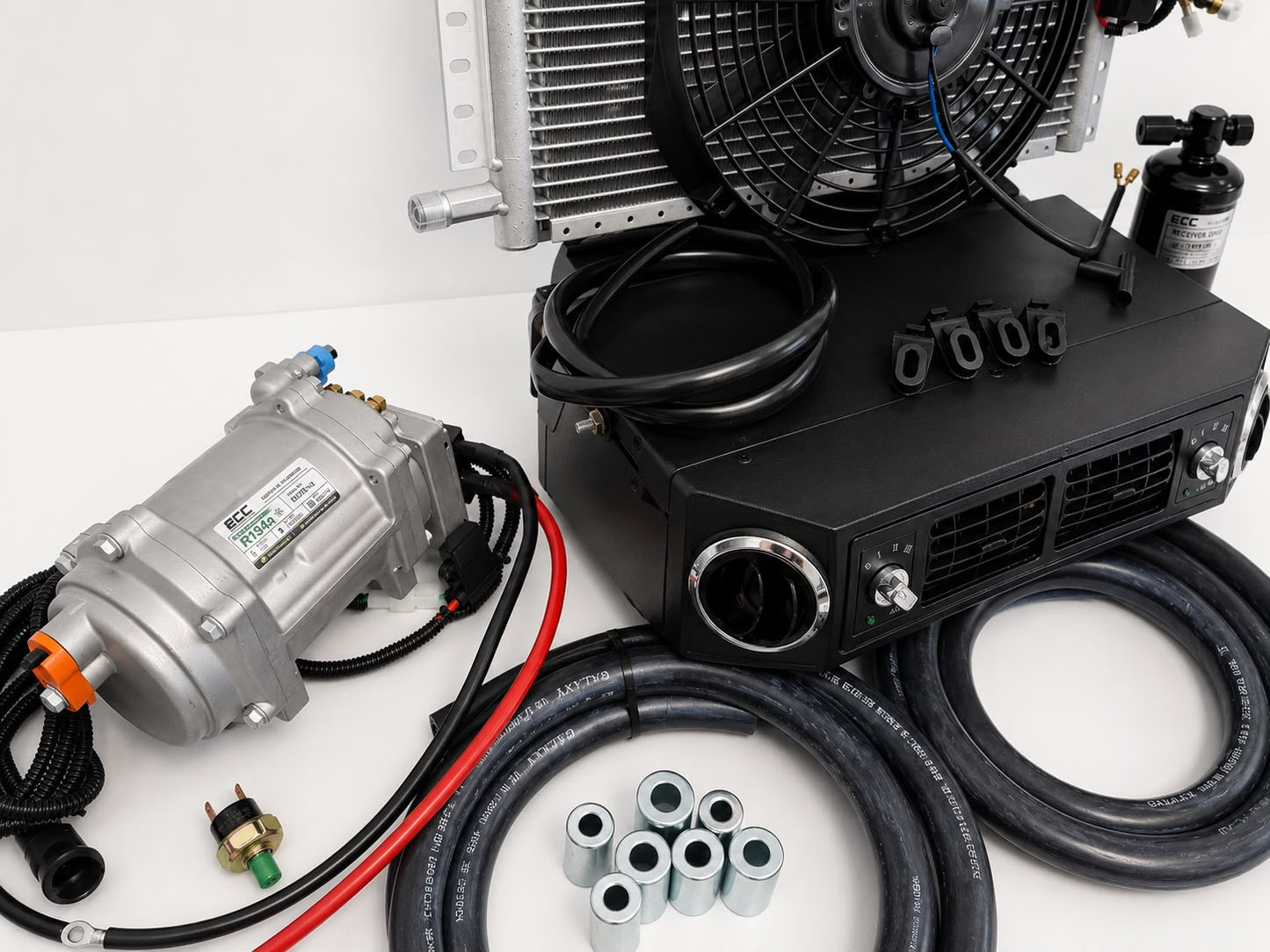 A/C KIT UNIVERSAL UNDERDASH EVAPORATOR 406-100 H/C 12V ELECTRIC