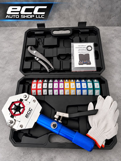 1500 Hydra-Krimp Hydraulic A/C Hose Crimper Kit with Dies & Case