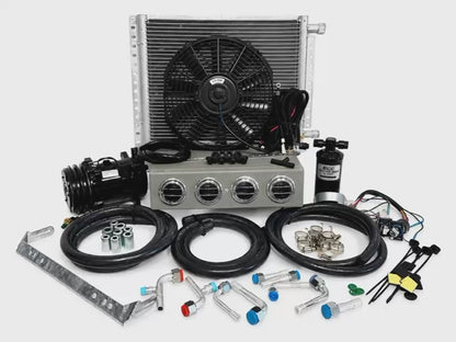 A/C KIT UNIVERSAL UNDER DASH EVAPORATOR 432-000 SH GREY COMPRESSOR 2A BLACK